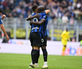 【意甲】卢卡库喂饼×2，劳塔罗梅开，国米3-1拉齐奥